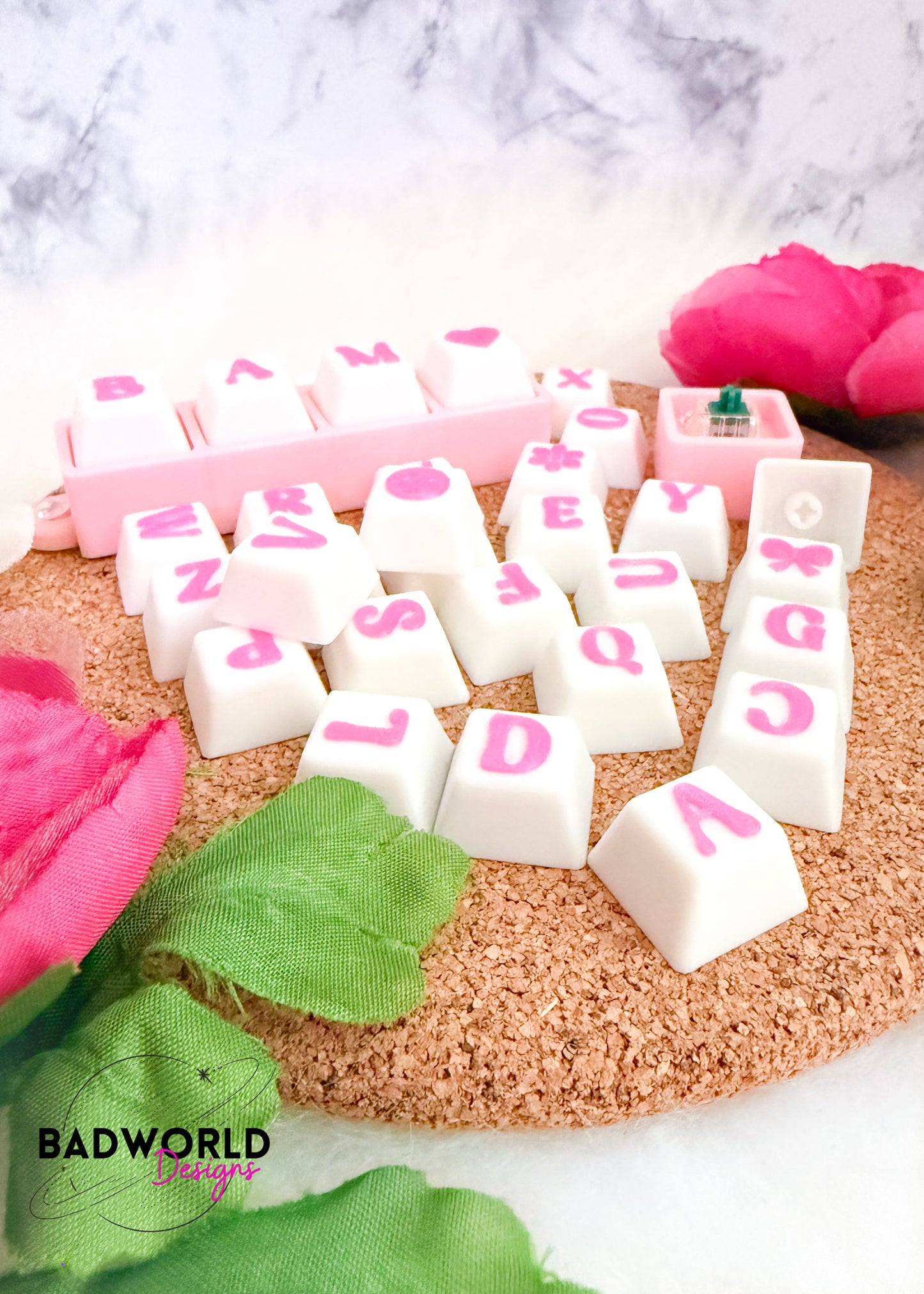 Keycap Alphabet Fidget Clicker Set - DIGITAL FILE