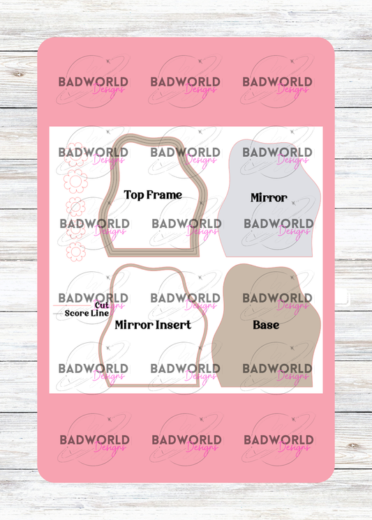 Funky Wavy Mirror - DIGITAL FILE