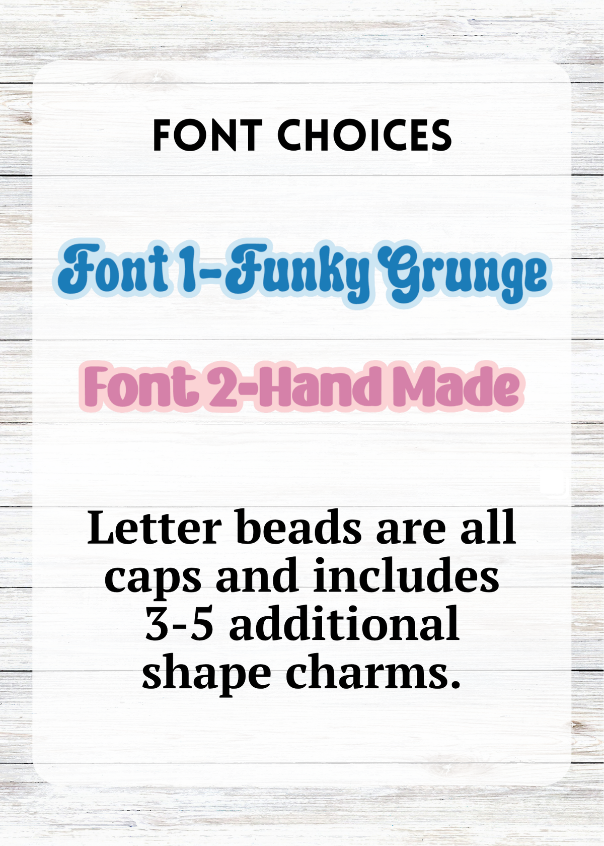 3D Printed Letter Bead Bags