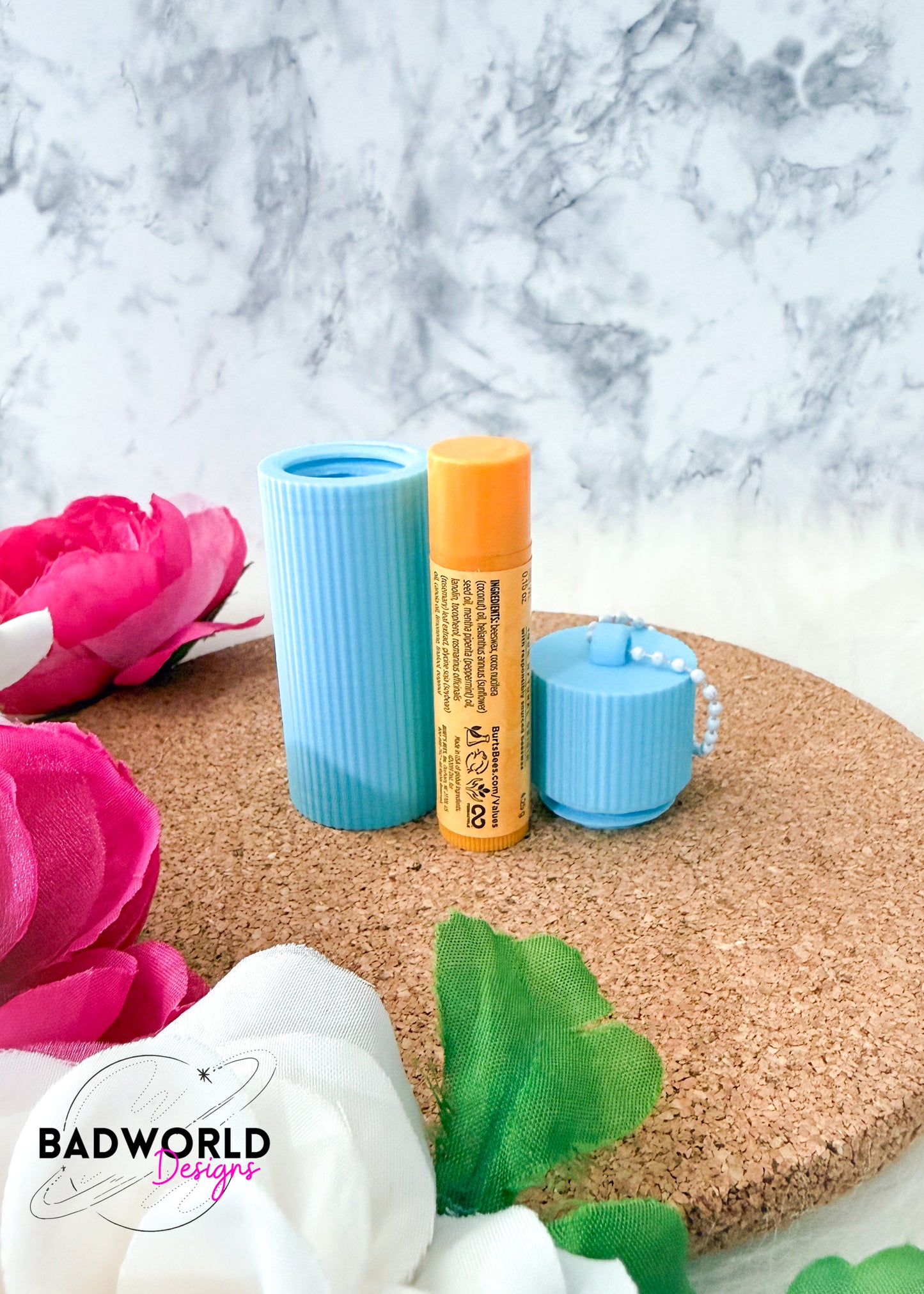 Ribbed Chapstick Holder