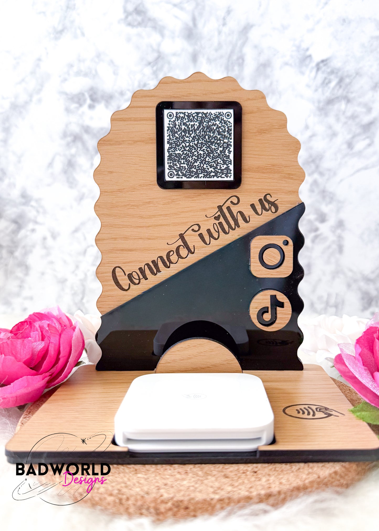 FREE Scalloped Market Sign with Square Base - DIGITAL FILE