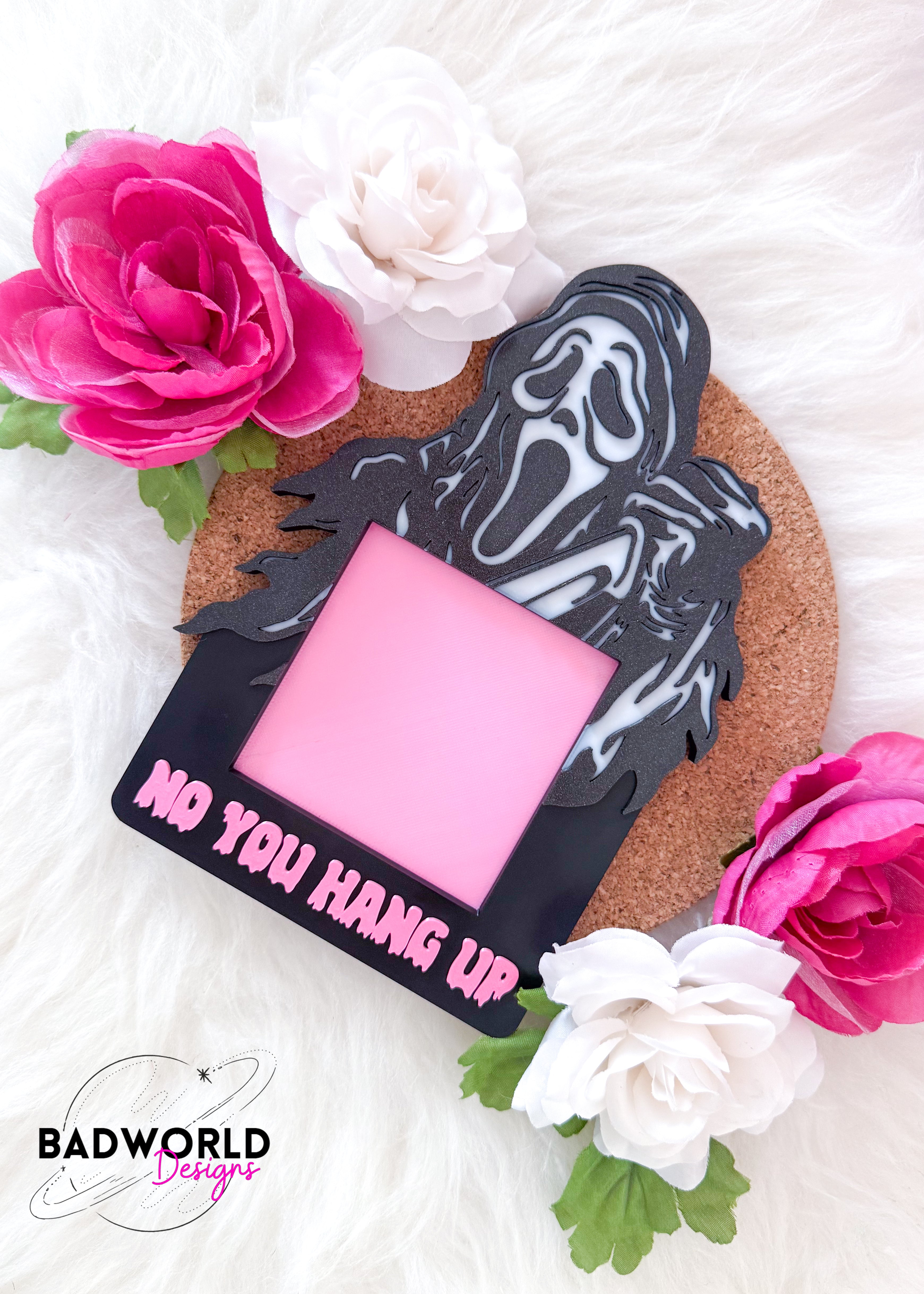 Hanging Sticker Note No YOU Hang Up Sticky Note Holder – BADWorld Designs