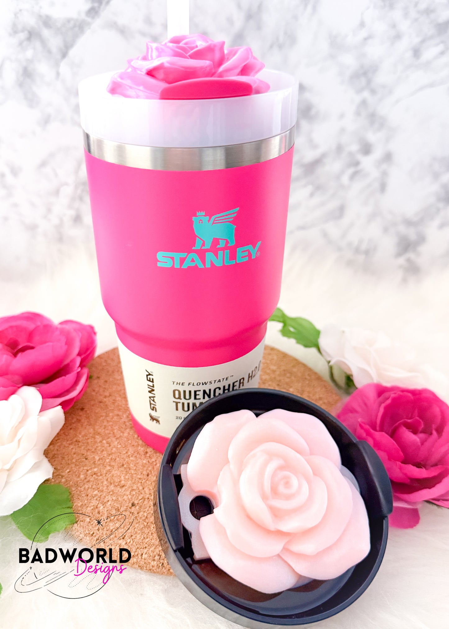 Single Rose Stanley Topper