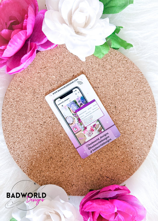 Customizable Tap to Share NFC Business Card