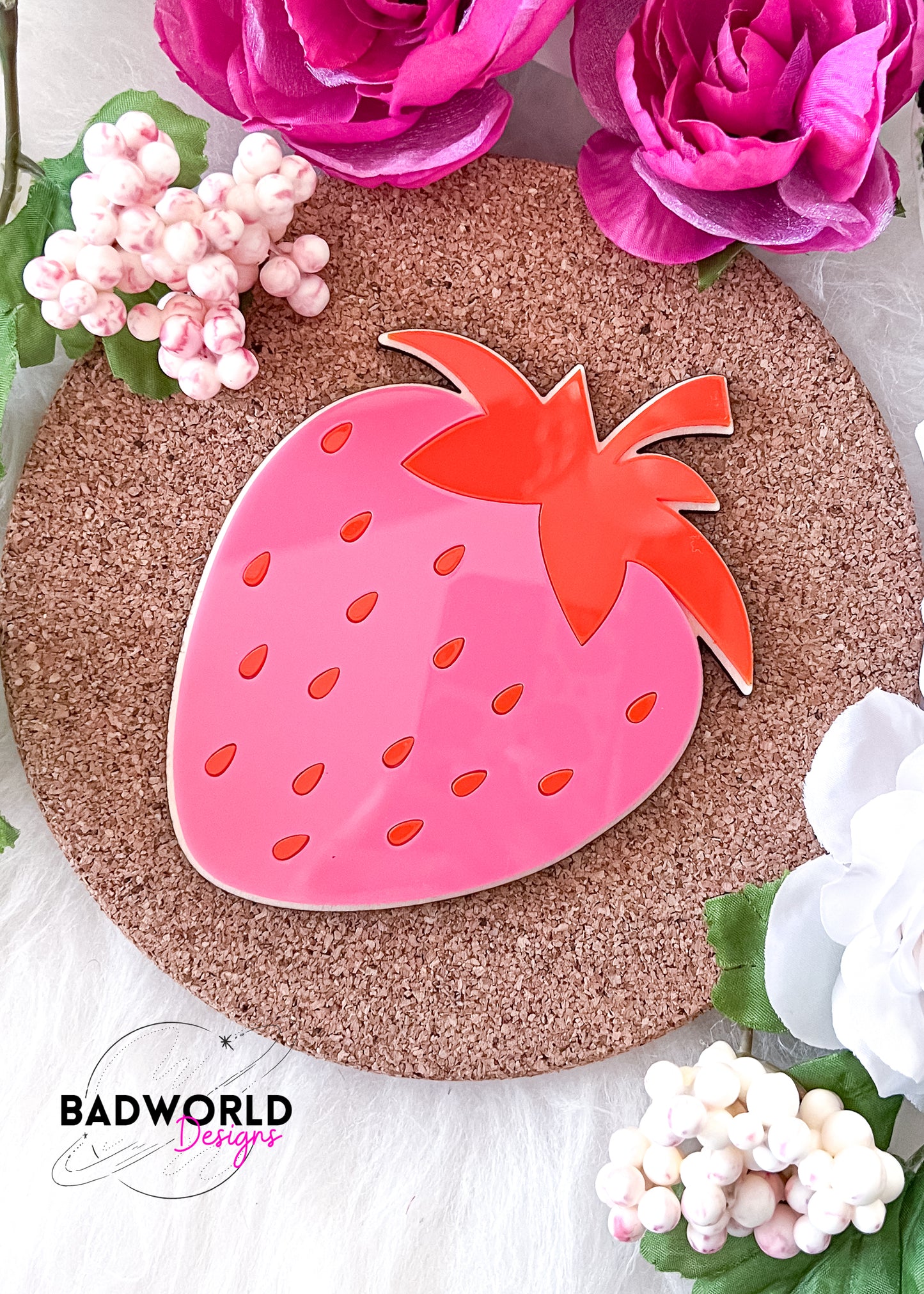 Summer Berry Coaster - DIGITAL FILE