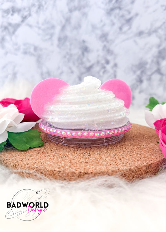 Whipped Magical Mouse 3D Printed Acrylic Lid Topper
