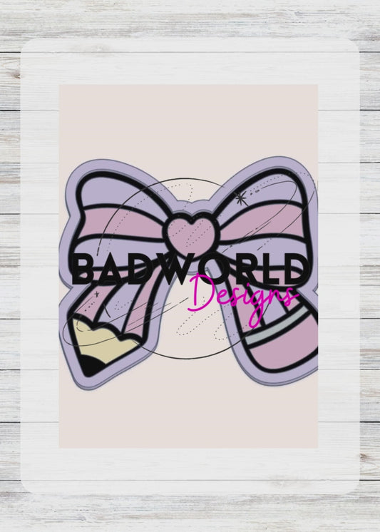 Pencil Bow Trinket Tray - DIGITAL FILE