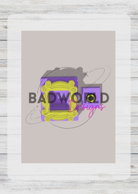 Friends Door Frame Fidget Clicker - DIGITAL FILE