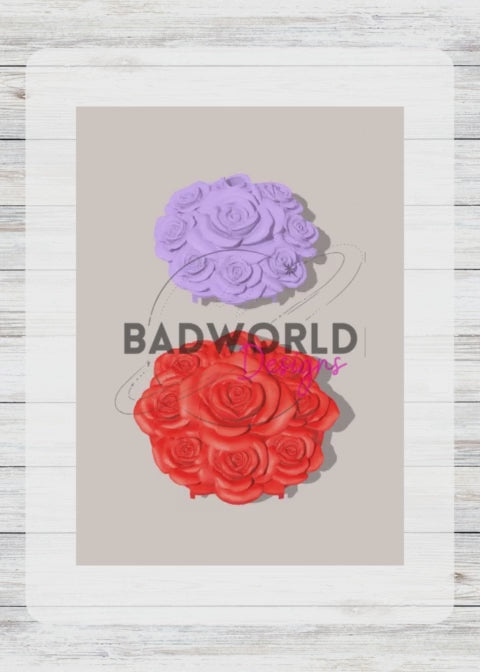 Bouquet of Roses Stanley Toppers - DIGITAL FILE