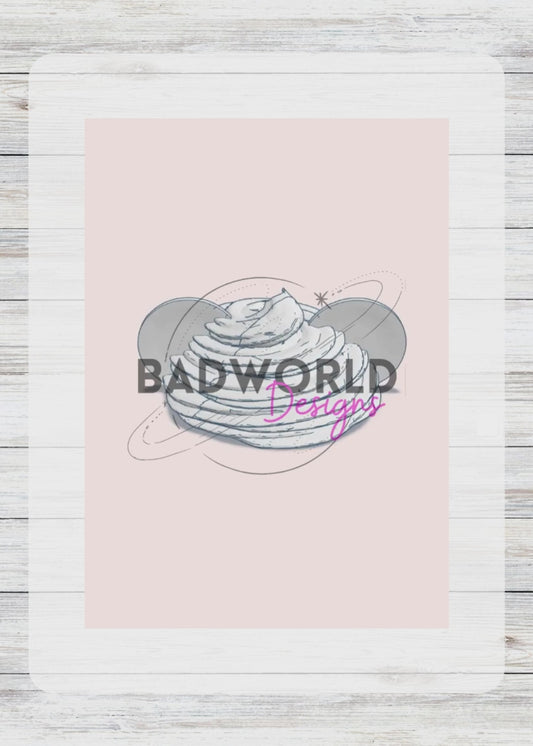 Whipped Cream Magical Mouse Tumbler Topper - DIGITAL FILE