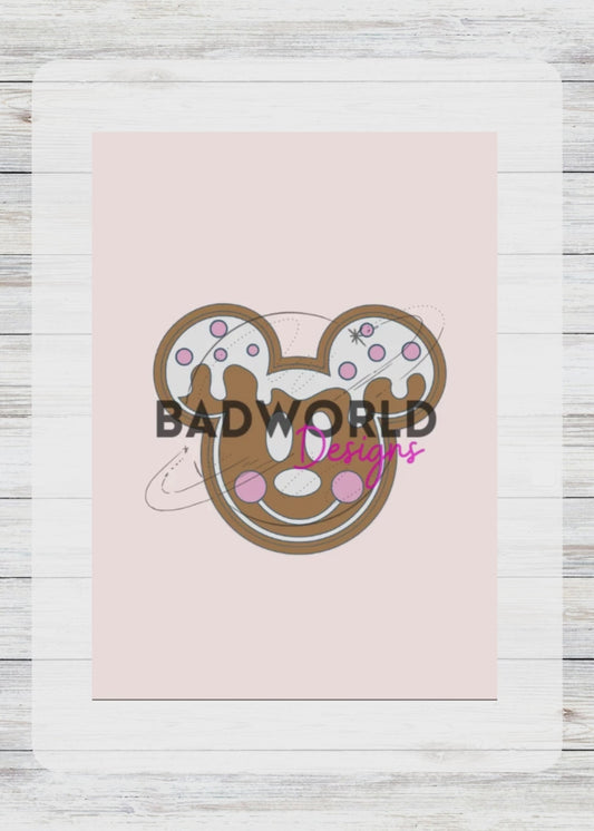 Gingerbread Mouse Trinket Tray - DIGITAL FILE