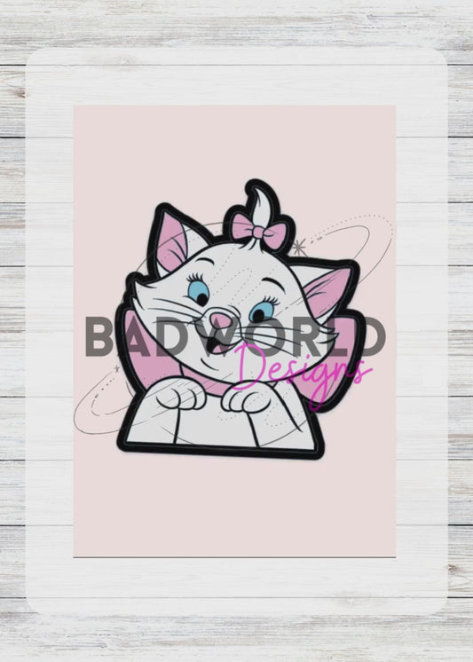 Marie Cat Trinket Tray - DIGITAL FILE