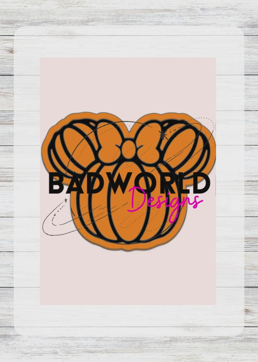 Pumpkin Girl Mouse Trinket Tray - DIGITAL FILE