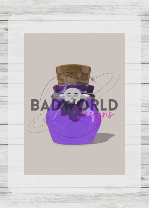 Poison Bottle Fidget Clicker - DIGITAL FILE
