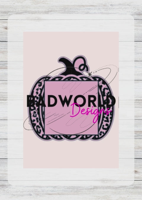 Bougie Pumpkin Sticky Note Holder - DIGITAL FILE