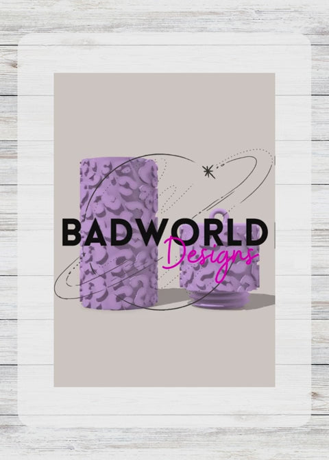 Leopard Print Chapstick Holder Keychain - DIGITAL FILE