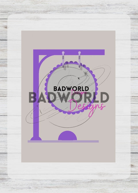 Mini Hanging Market Sign with Business Card Holder - DIGITAL FILE