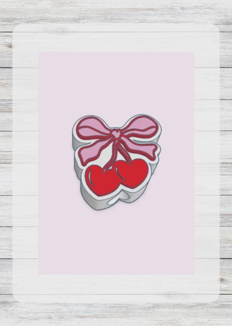 Love Cherries Straw Topper - DIGITAL File