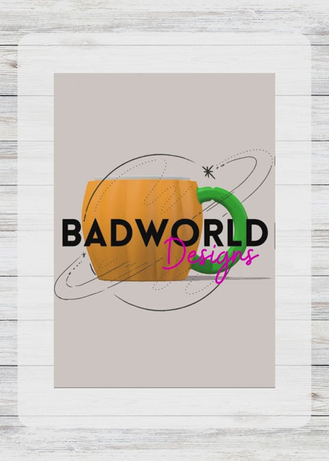 Pumpkin Ice Cream Pint Holder - DIGITAL FILE