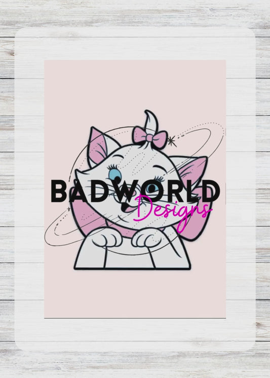 Marie Cat Pencil Holder - DIGITAL FILE