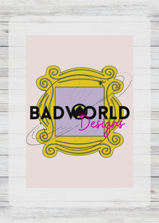 Friends Door Frame Sticky Note Holder - DIGITAL FILE
