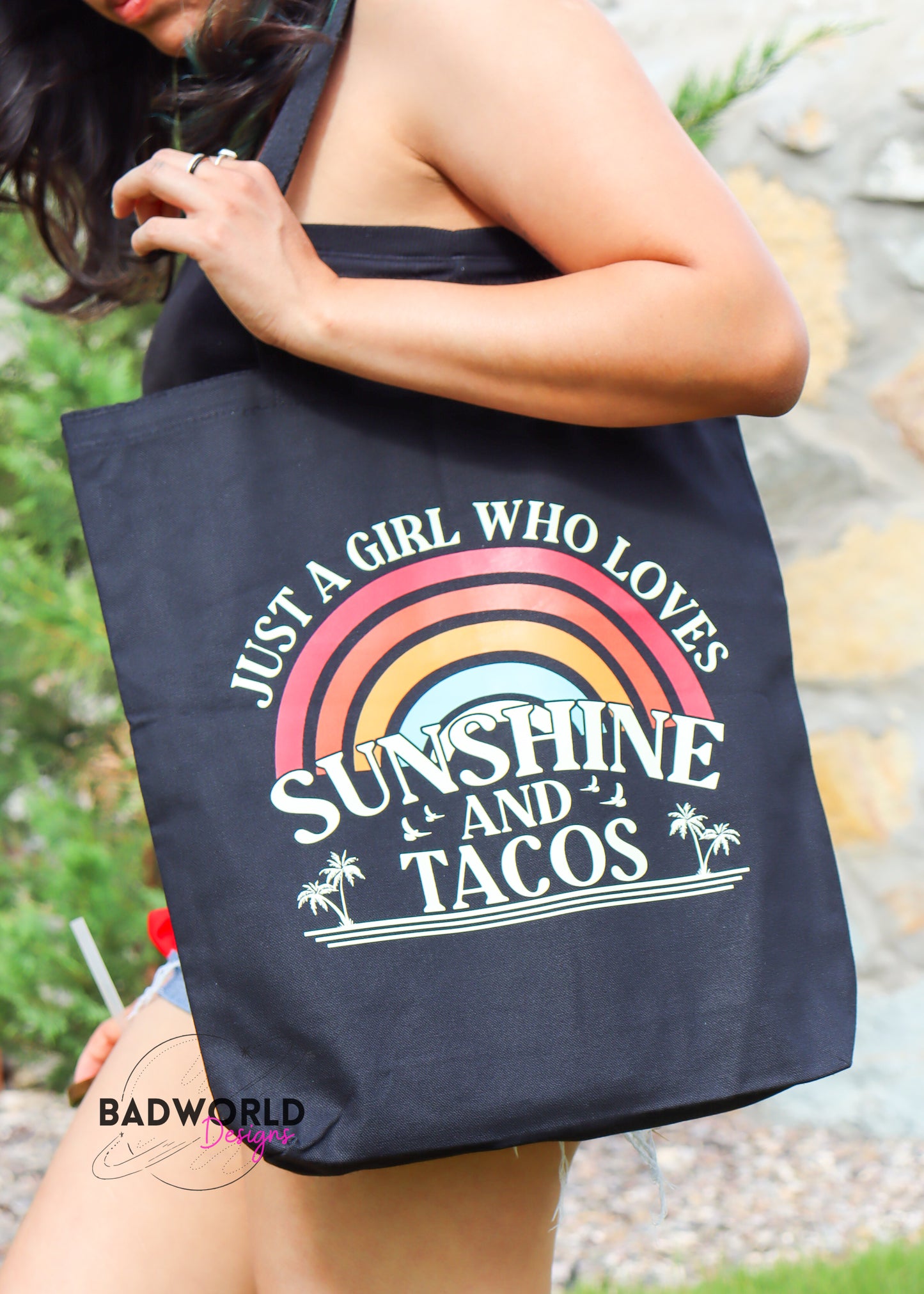 Tacos and Sunshine Reusable Tote Bag