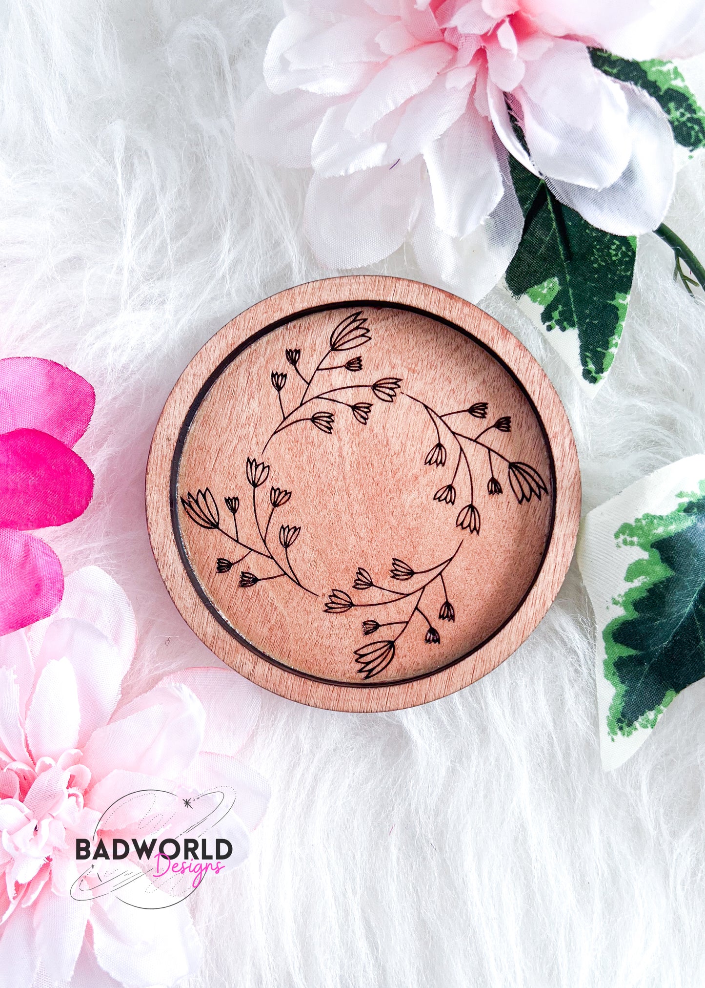 Floral Trinket Tray