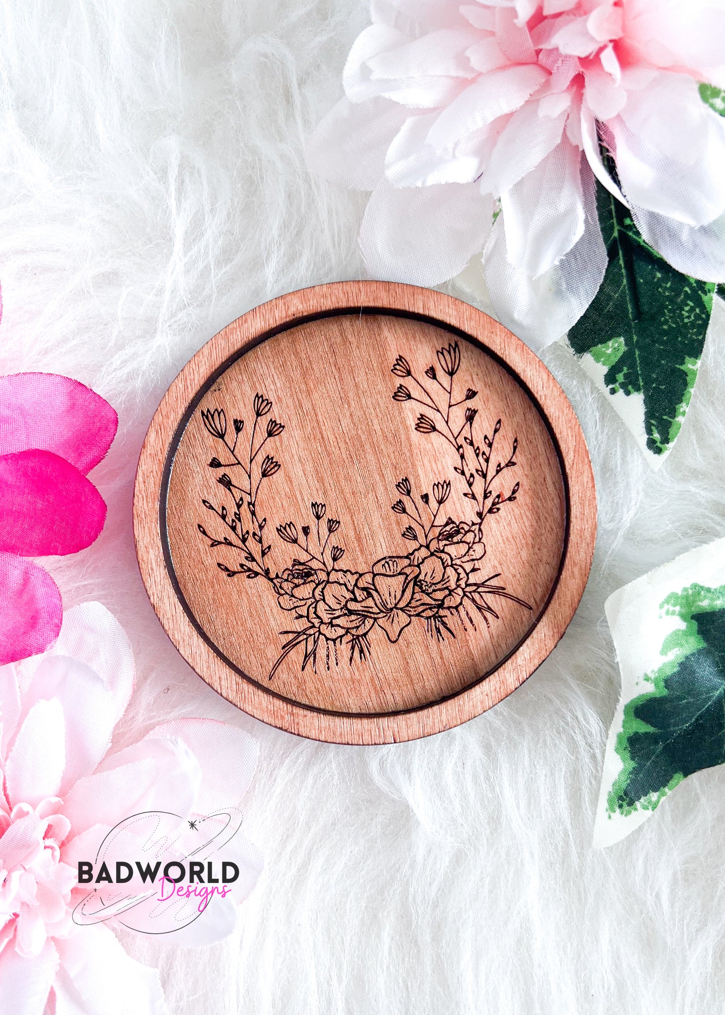 Floral Trinket Tray